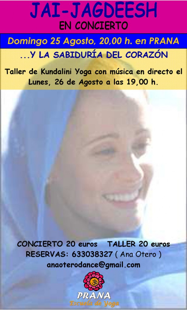 2013-08-25 - Prana - Concierto Jai- Jagdeesh - Taller Kundalini Yoga