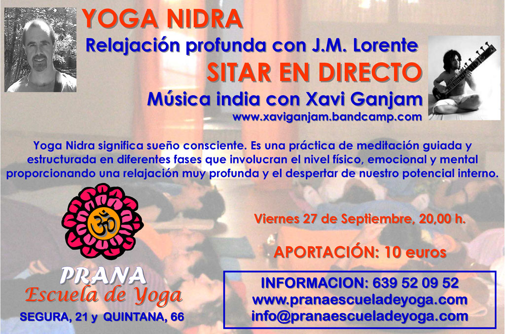 2013-09-27 - Prana - Yoga Nidra con Sitar