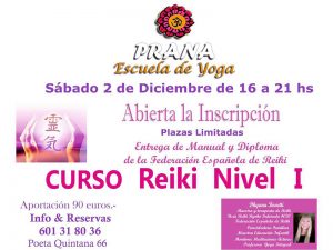 CURSO REIKI NIVEL I @ Sala Quintana | Alicante | Comunidad Valenciana | España