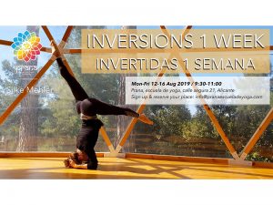 INVERSIONS 1 WEEK @ PRANA, Escuela de Yoga | Alicante | Comunidad Valenciana | España