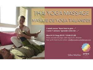 LEARN THAI YOGA MASSAGE @ PRANA, Escuela de Yoga | Alicante | Comunidad Valenciana | España