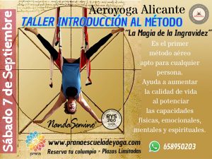 AEROYOGA: LA MAGIA DE LA INGRAVIDEZ @ PRANA Escuela de Yoga | Alicante | Comunidad Valenciana | España