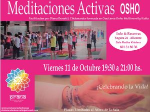 MEDITACIONES ACTIVAS OSHO @ Sala Radha Krishna | Alicante | Comunidad Valenciana | España