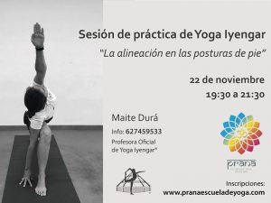 SESIÓN DE YOGA IYENGAR @ PRANA, Escuela de Yoga | Alicante | Comunidad Valenciana | España