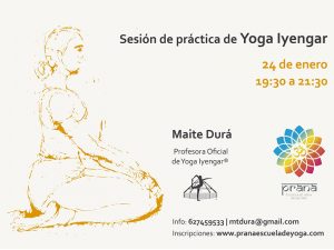 SESIÓN DE YOGA IYENGAR @ Prana, Escuela de Yoga | Alicante | Comunidad Valenciana | España