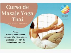 CURSO MASAJE YOGA THAI (B) @ Prana, Escuela de Yoga | Alicante | Comunidad Valenciana | España
